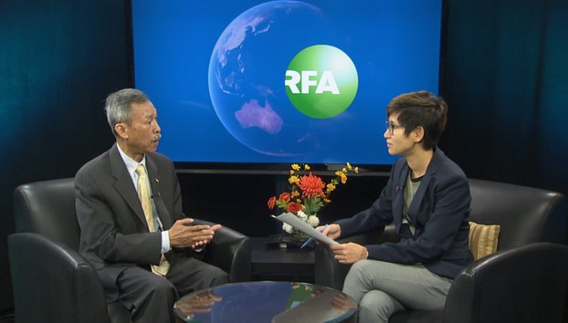 Ông Trần Mannrinh, Trưởng ban Kế hoạch Liên đoàn Khmer Krom trong buổi phỏng vấn với RFA.