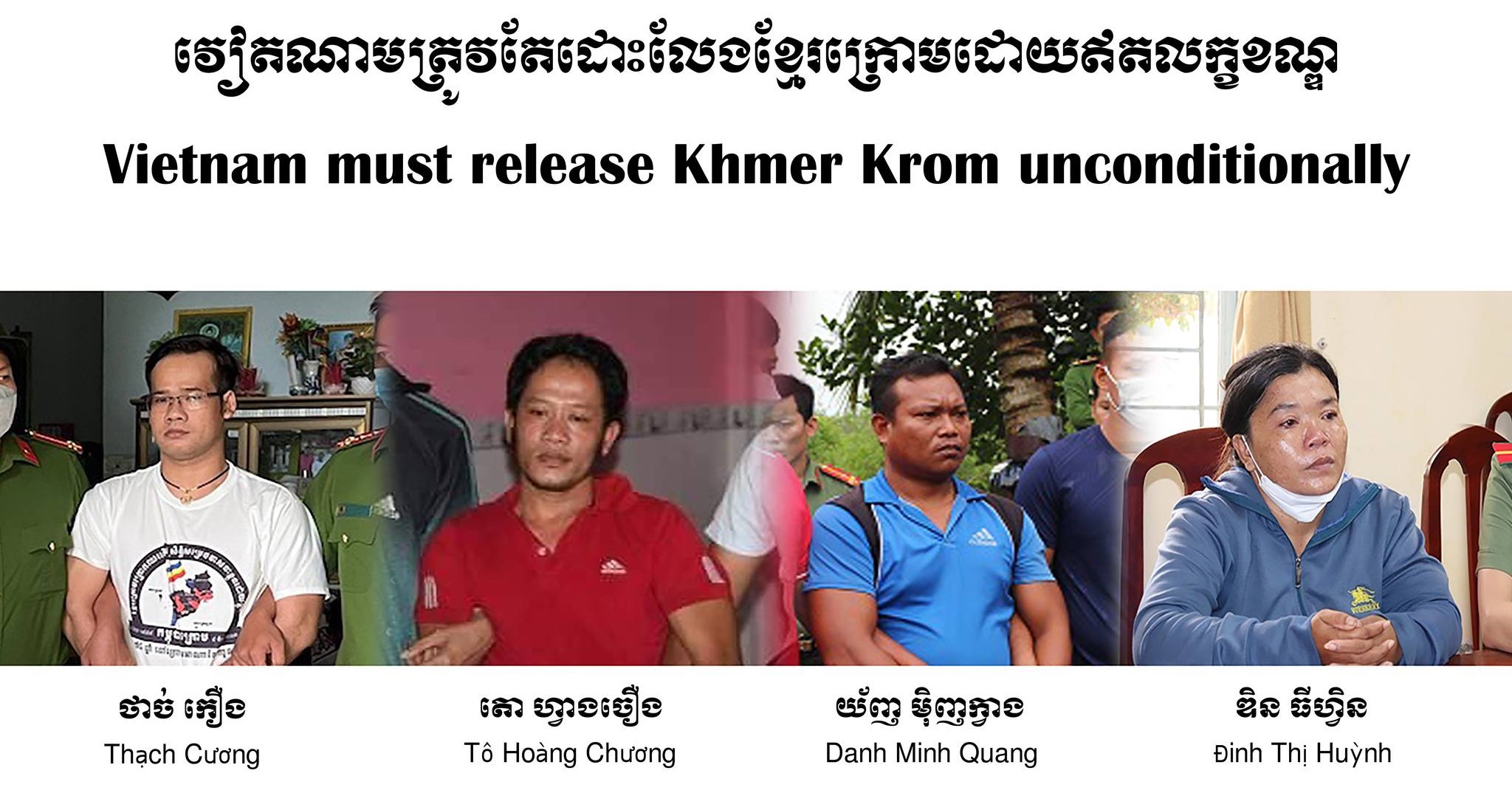 Hãy đứng lên vì công lý, người Khmer-Krom tại Mekong Delta đang chờ đợi tiếng nói của bạn!